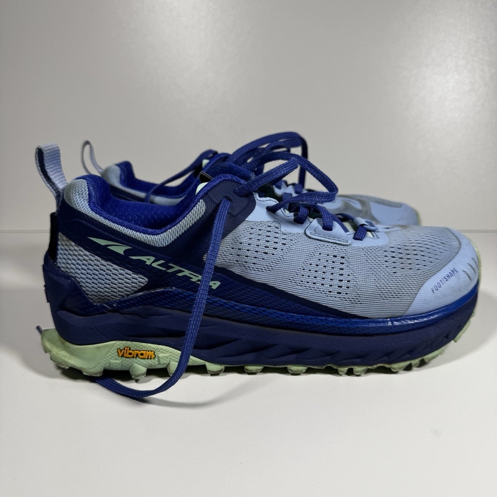 Altra Olympus 4 Trail‎ Running Shoes Sneakers W 8 EU 39 Navy Light Blue Athletic